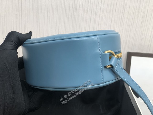 Celine專櫃2022新款經典凱旋門Logo大月餅包斜挎女包 賽琳OVAL CUIR TRIOMPHE大光滑牛皮革橢圓形手袋 sldj2259